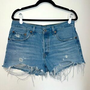 Distressed Levi’s 501 shorts size 30